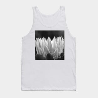 Monochrome Protea Flower - Hampton Style Tank Top